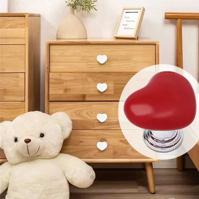 Handle Toilet Press Button Heart Shaped Press Tank Push Switch Toilet Bathing Room Decor Water Press Flush Button Home Tools