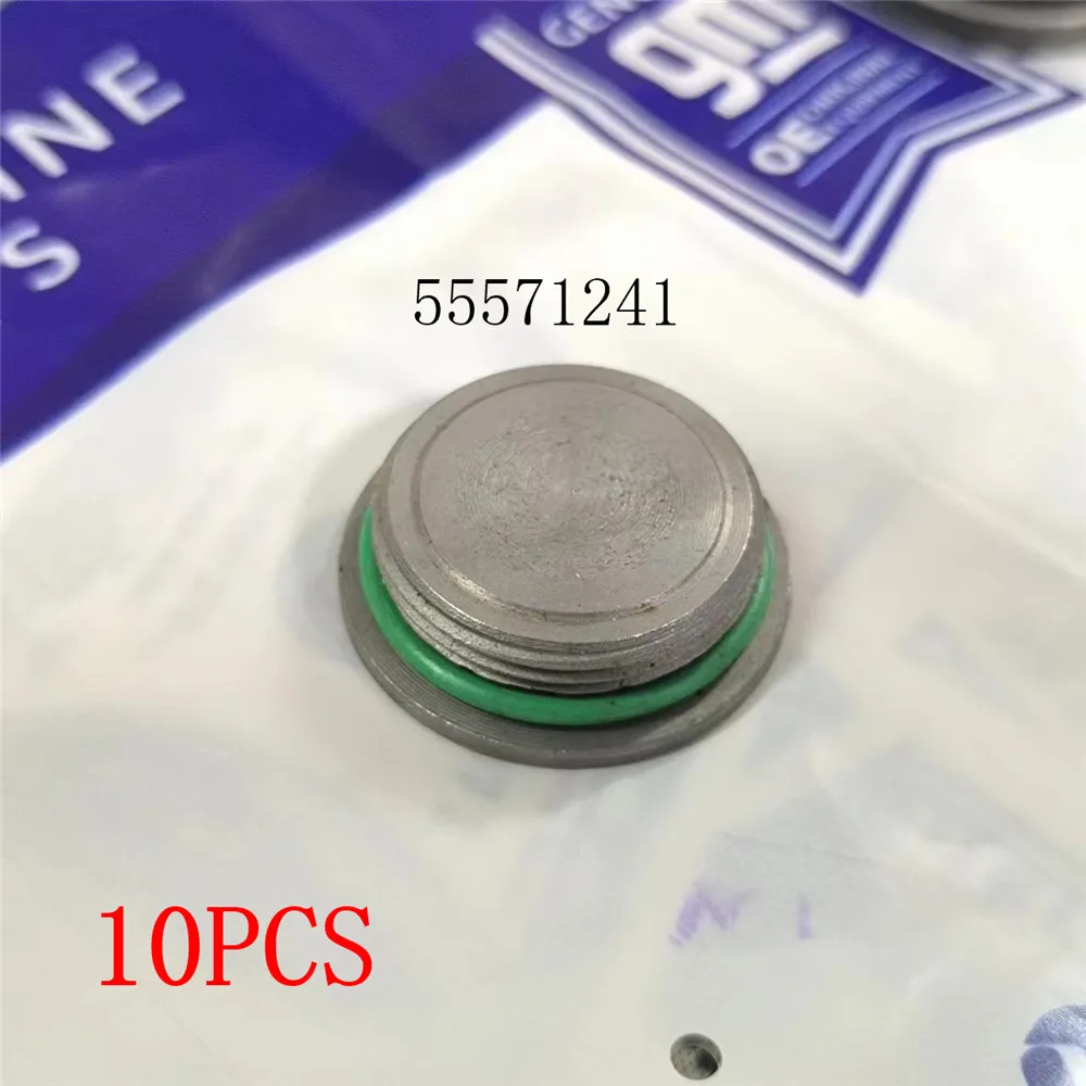 10 ชิ้นไอดีฝาครอบสกรูฟันเพลาลูกเบี้ยว 55571241   สําหรับ Chevrolet Cruze Sonic Epica Opel Mokka Astra Zafira