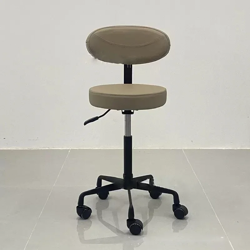 Professional Hairdressing Chair Barbar Barber Hairdresser Adjustable Furniture Beauty Salon Silla Giratoria Elegant Wheel