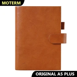 Moterm couro curtido vegetal de grão integral original a5 + capa para hobonichi primo a5 tamanho notebook planejador organizador agenda