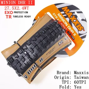 Maxxis Minion DHR Downhill Folding Tire for Mountain Bike, Most Wear Resistant and Stronger Cornering, 26 In, 27 In, 29 In, M327RU 12 Main Sales Tire Aro 26 - №9