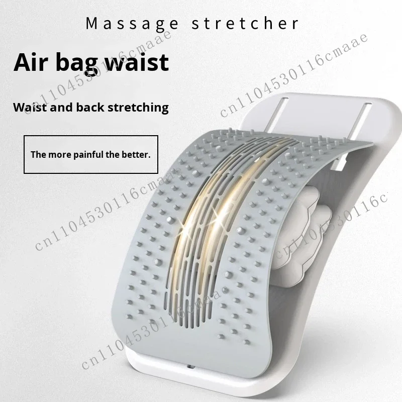 Waist Reliever Manual Wired Massage Belt Lumbar Support Spine Straightener Pain Relief Yoga Workout Equipment