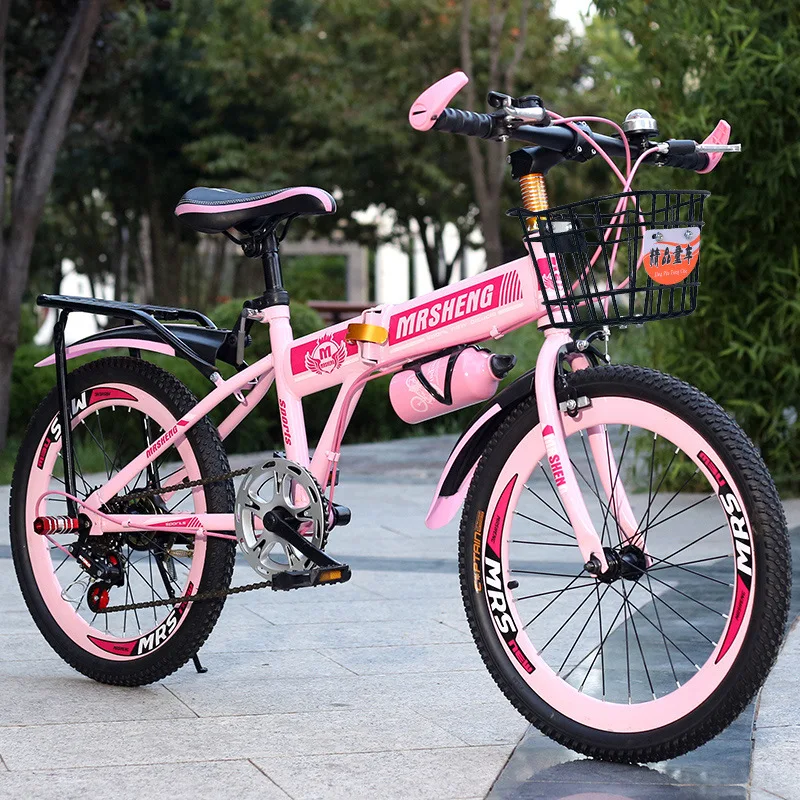 AliExpress Folding children's mountain bikes 18/20/22/24 inch for boys and girls, bicycles for primary, middle, and high school students