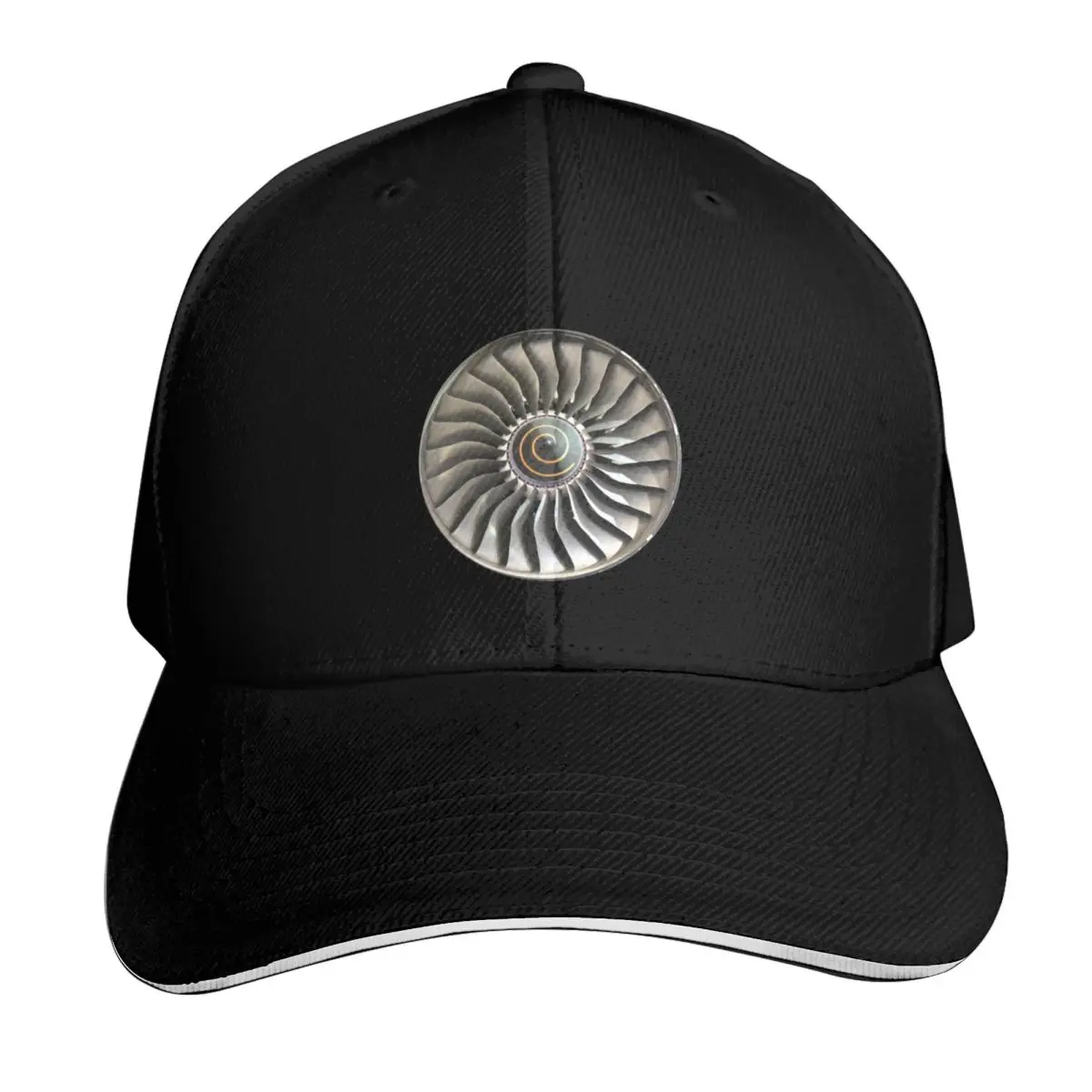 jet engine | propeller Baseball Cap Quick Dry Performance Cotton Twill Breathable Contrast Two Tone Brim