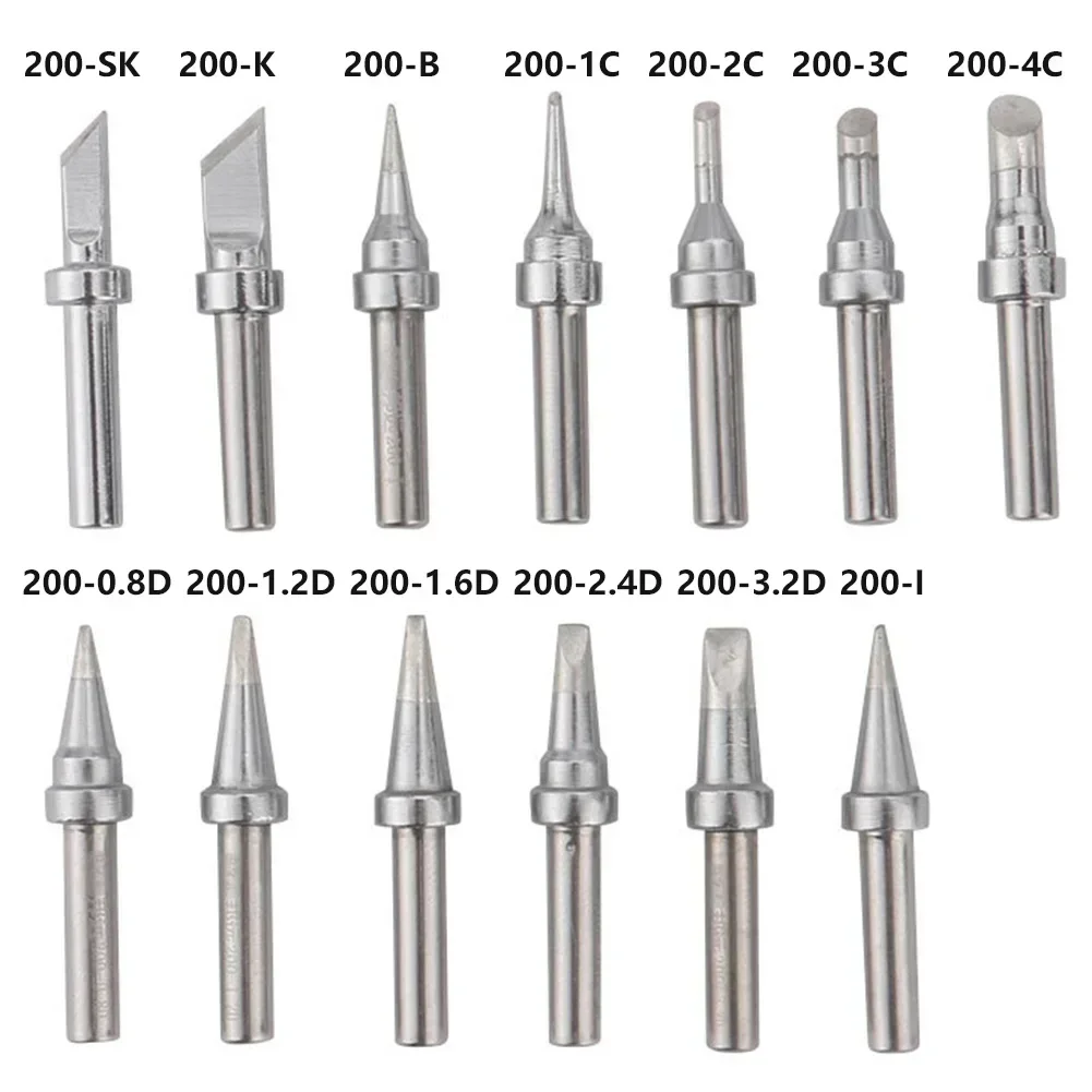 BY200 High-Frequency Electric Soldering Iron Tip Sting For 203/204 Hakkko Atten Soldering Station Welding Tools Iron Tip