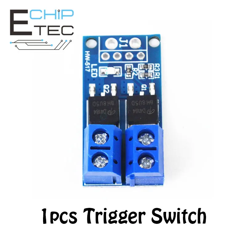 MOS Tube Field Effect Switch Drive Module, placa de controle eletrônico ajustável, alta potência, PWM, frete grátis, 1Pc, 6Pcs