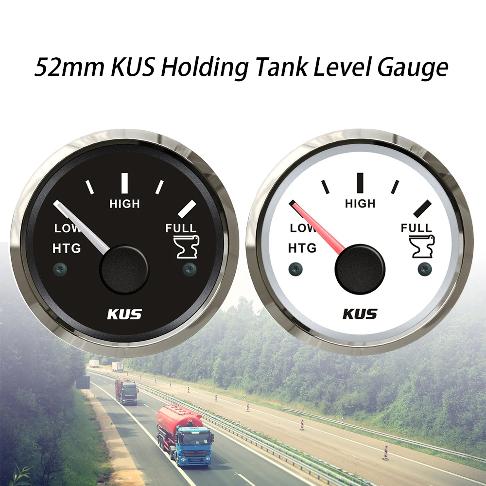 

KUS 52 мм 0-190 Ом измеритель уровня в баке с подсветкой 9-32 В для судов автомобиля, грузовика