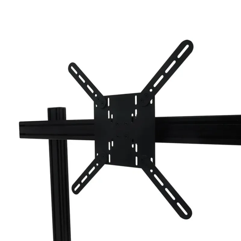 Aluminum Profile Diy Single Monitor Mount Art VESA Board Big Screen Hanger TV Monitor Stand for Sim Rig Racing Cockpit Simulator