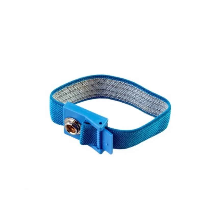 접지용 고품질 블루 손목밴드 정전기 방지 손목 스트랩 건강 유지 케이블 포함