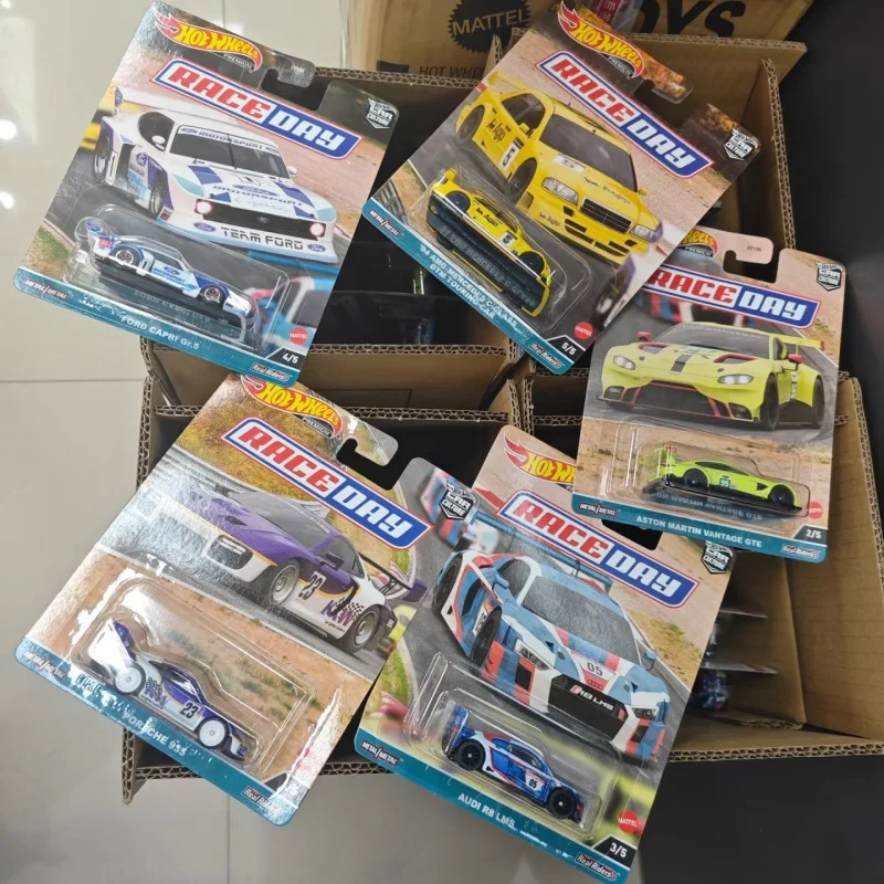 

Genuine Hot Wheel Limited Edition Alloy Sports Car Race Day Series Toy Car Collection Model High Quality Model Kid Holiday Gifts