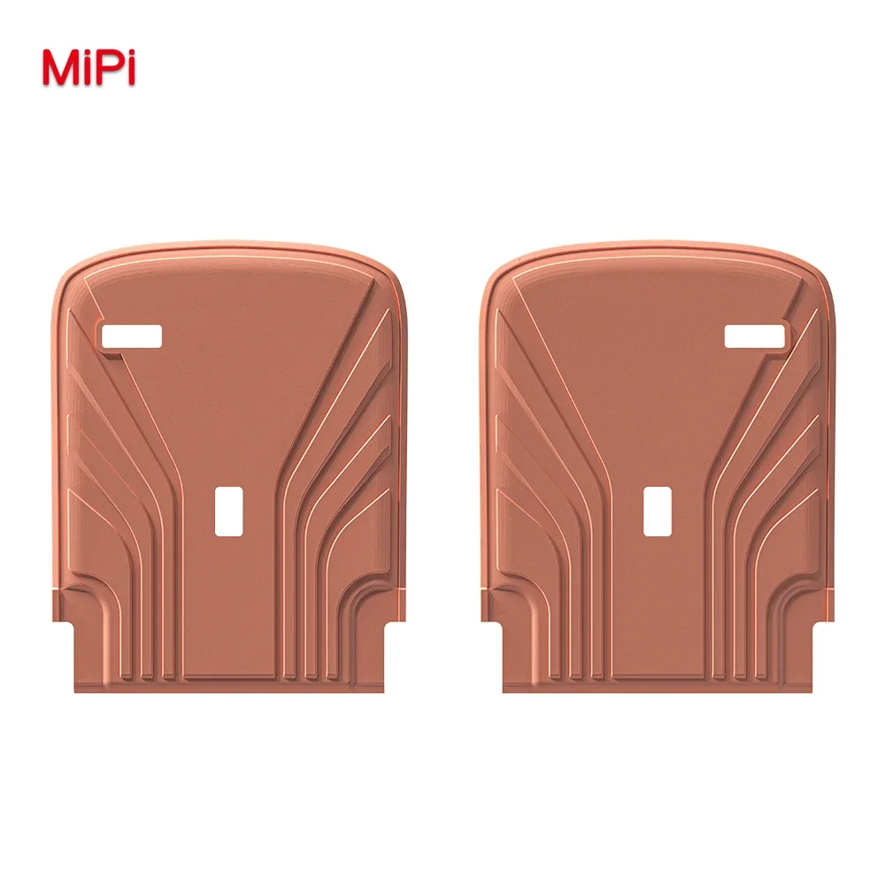 

Custom All Weather Seat Back Mat For Lixiang L8 Orange Blister Molding Custom Waterproof Non-slip Seat Back Mat