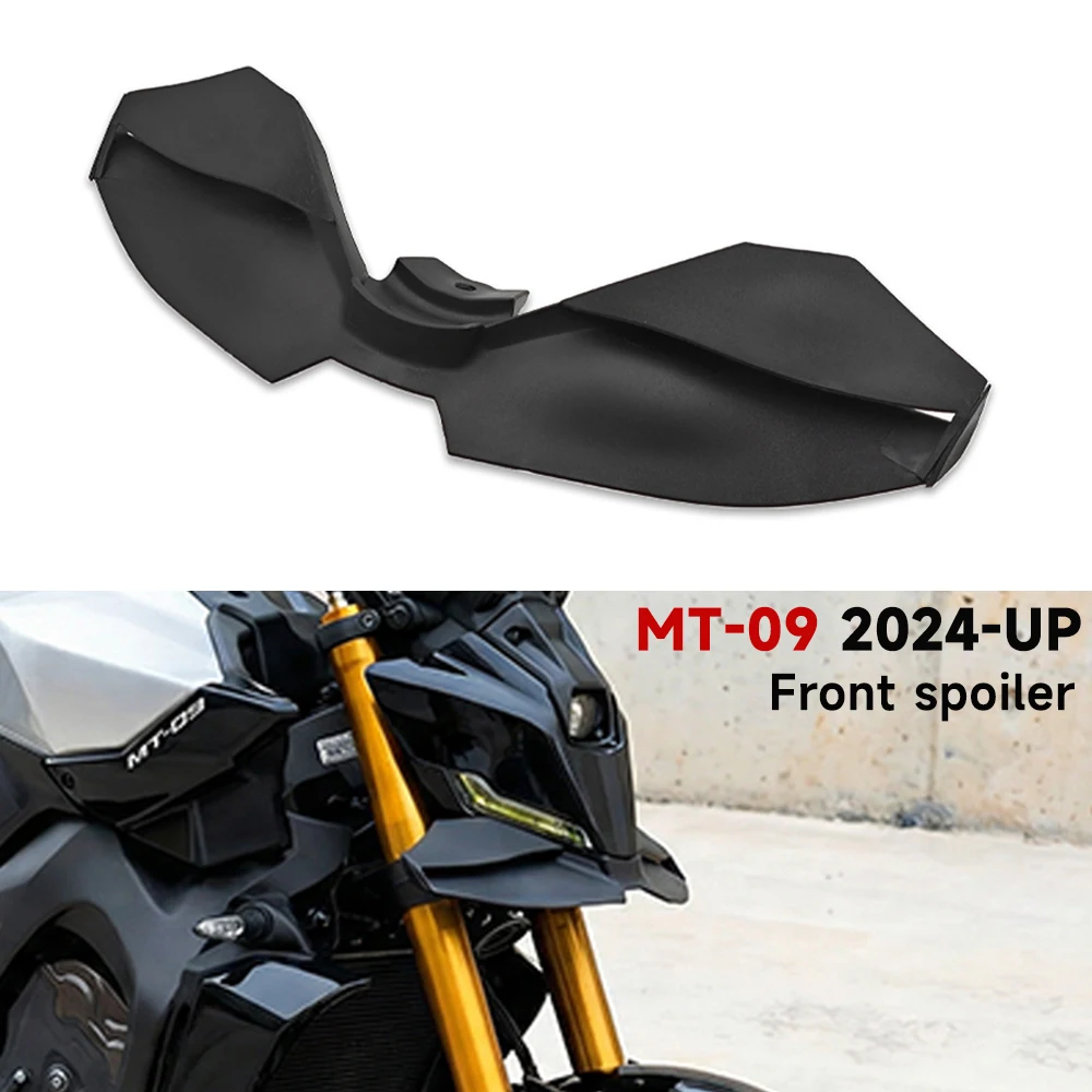 For MT-09 MT09 SP 2024- WING DOWNFORCE NAKED FRONTAL SPOILERS MT09 GEN4 2024 2025 Front Spoiler Lower Spoiler Lower Lip