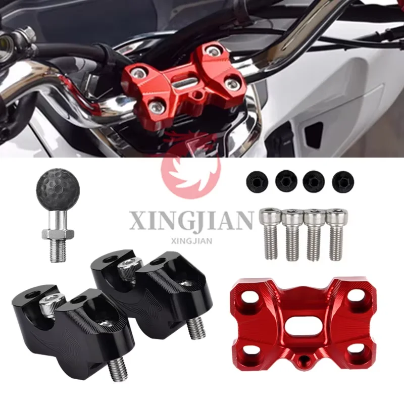 

Motorcycle Riser Clamps & Brackets For HONDA PCX160 PCX150 PCX125 Handlebar Raise Forward And Back Bracket