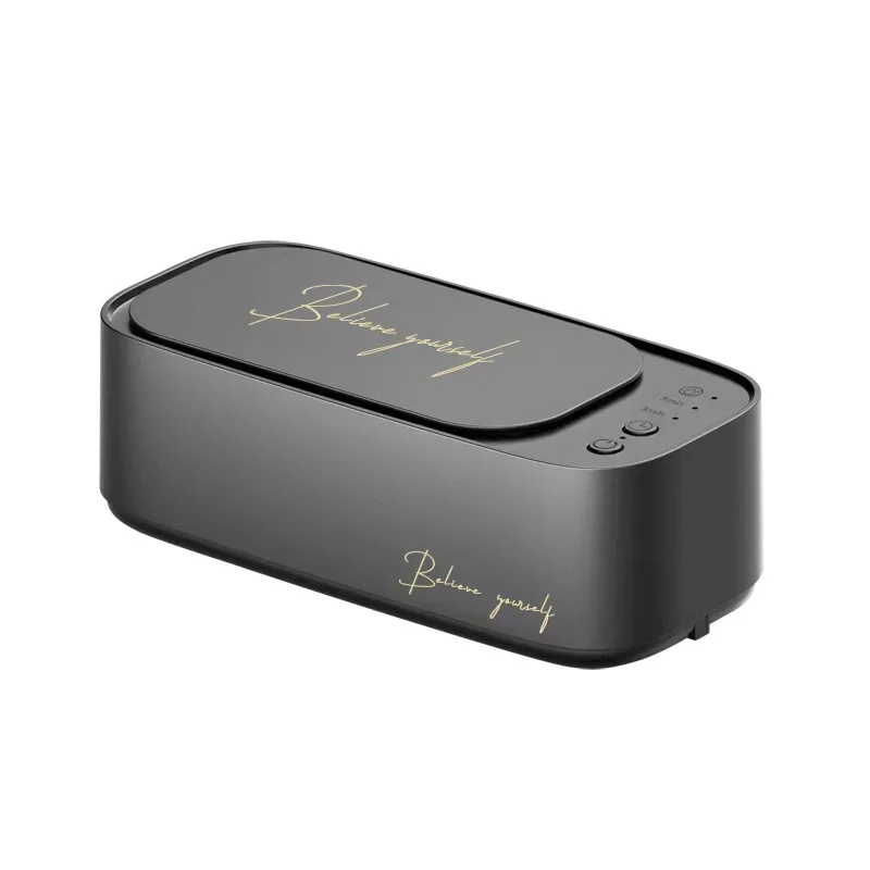 Multi-Purpose Ultrasonic Cleaner Auto Timer Jewelry Watches Glasses Dental Cleaner USB-Rechargeable Compact Design