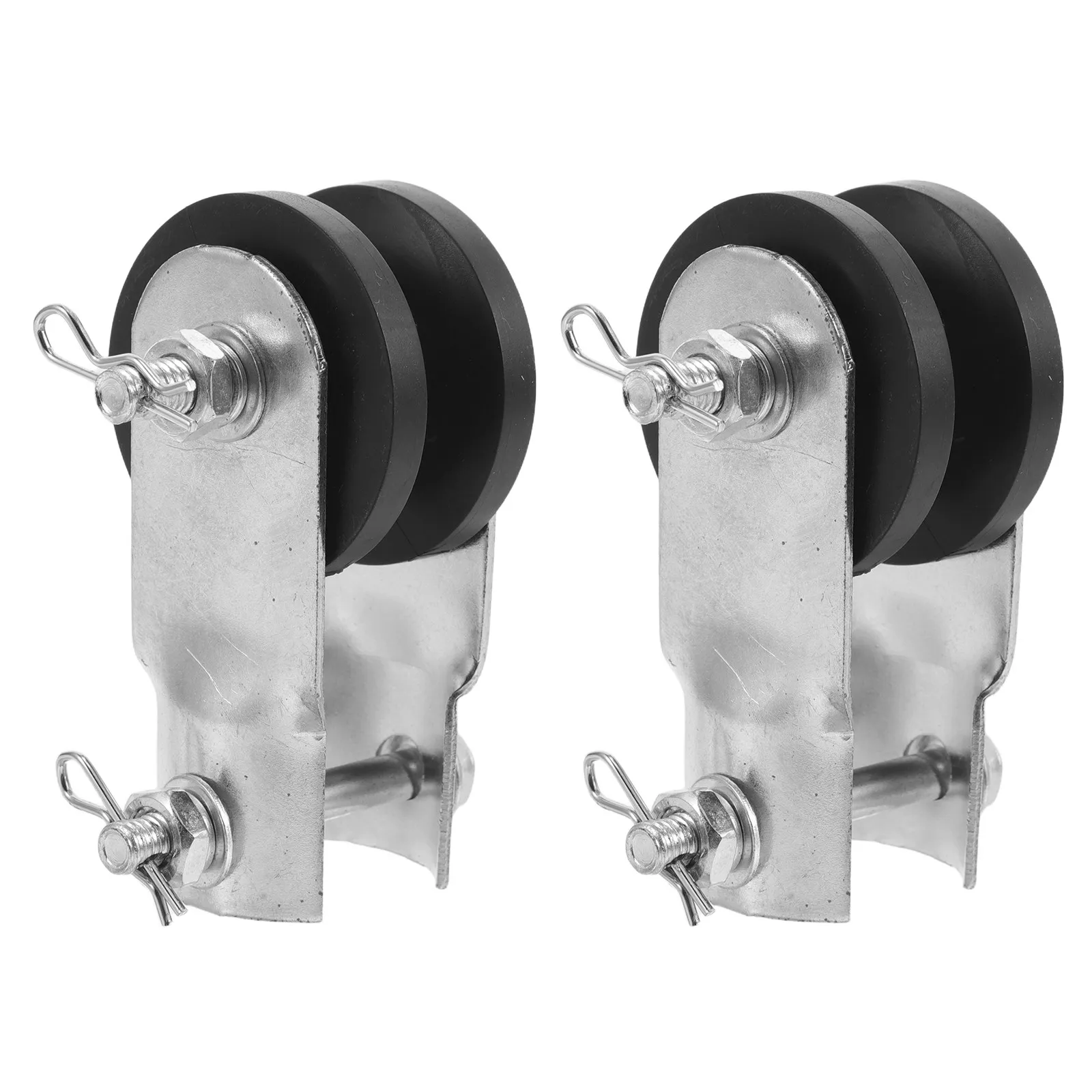 2Pcs Fan Light Pulley Bracket Heavy Duty Ceiling Fan Mounting Clamp for Secure Installation and Smooth Operation