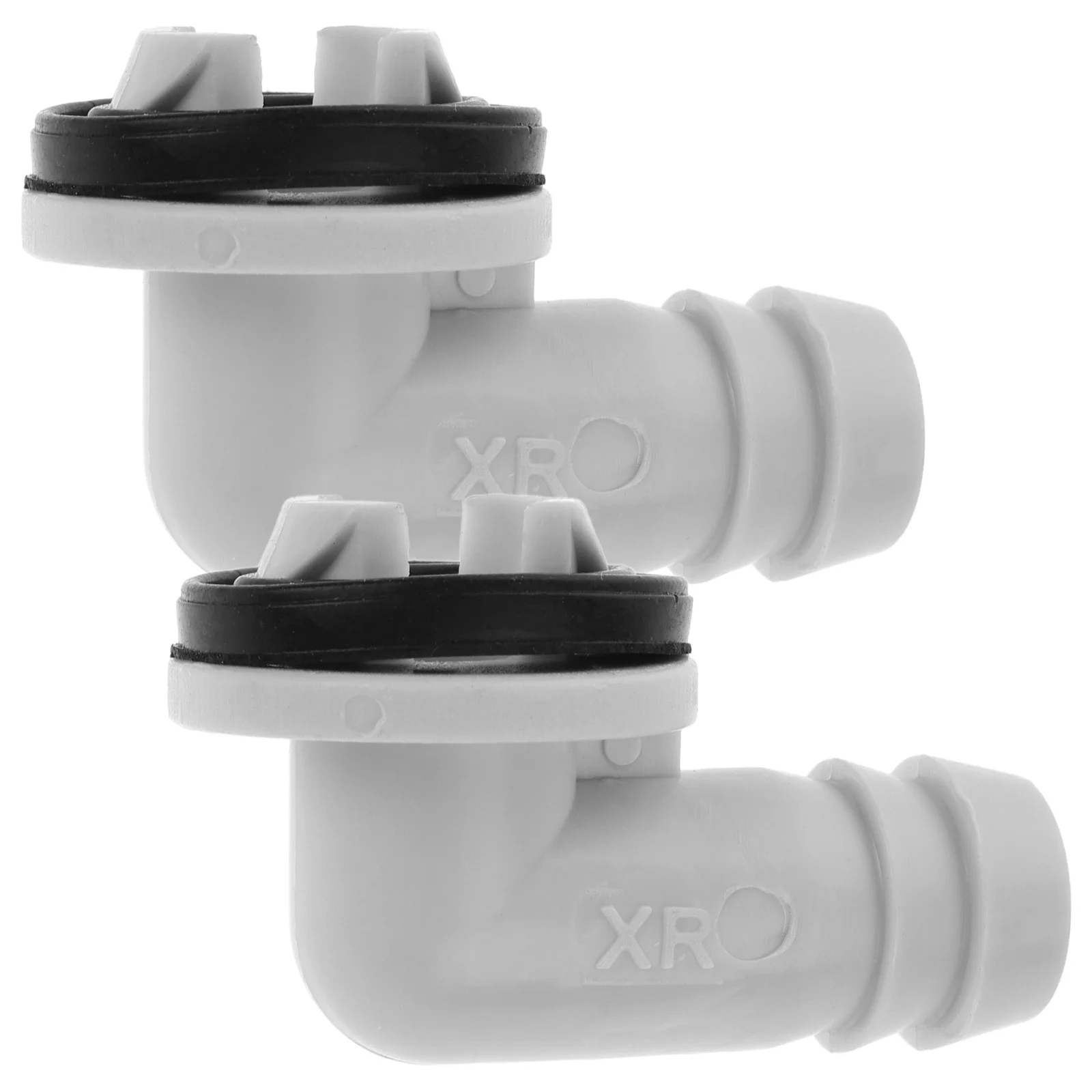 

2Pcs Drain Pipe Grommet Weather Resistant Ac Drain Line Adapter Firm Grip Joint for Split Unit Hose Connection