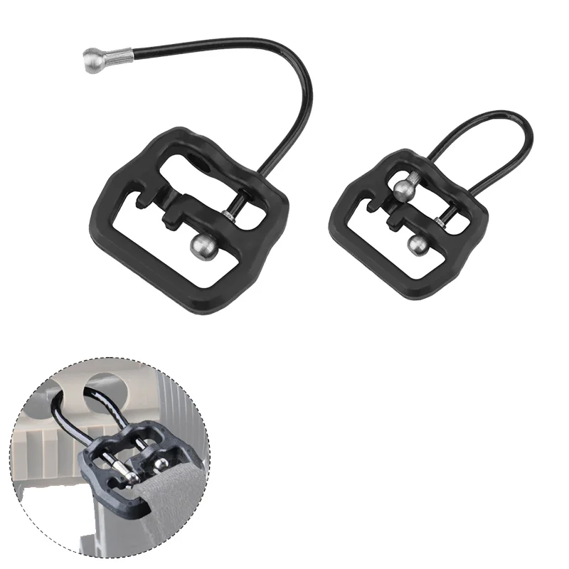 Hebilla de liberación rápida, clip de correa en U de liberación rápida, nailon y alambre de acero de 1.25 pulgadas para accesorios de rifle de caza y pistola de juguete