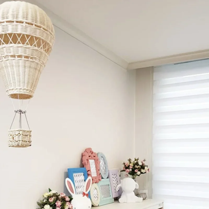 

INS Style Hand-Woven Real Rattan Hot Air Balloon Photography Display Home Decoration Utensils