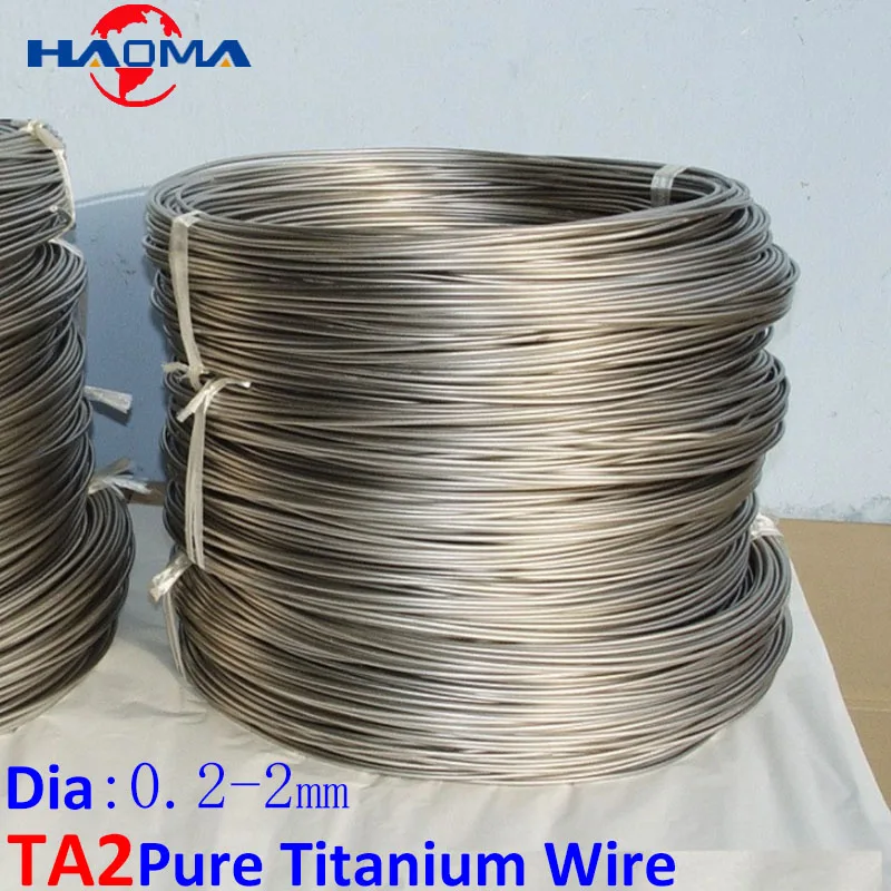 

Pure Titanium Wire TA2 Wire Pack in roll Ti Alloy Grade Metal Line DIY Material Diameter 0.3/0.4/0.5/0.6/0.8/1/1.2/1.5/2mm