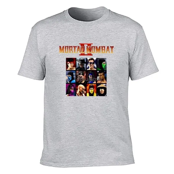 Mortal Kombat T Shirt Mk2 Select Your Character T Shirt(2)