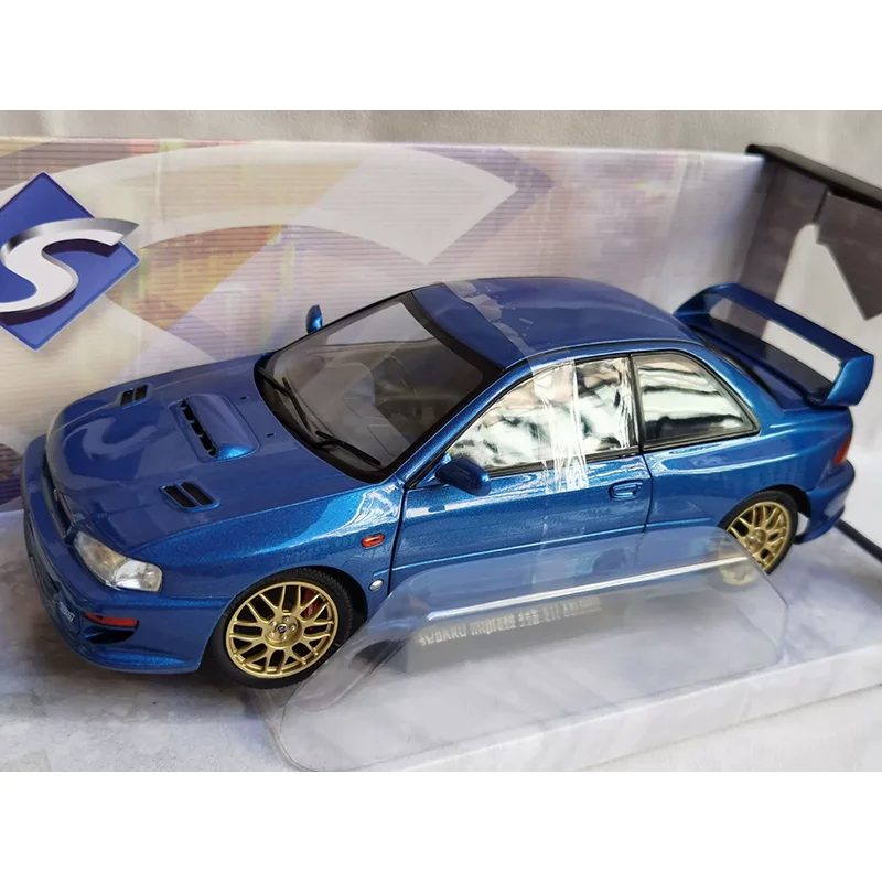 1:18 Scale 1998 Impreza 22B Simulation Alloy Car Model Diecast Toy Collectible Ornament Souvenir