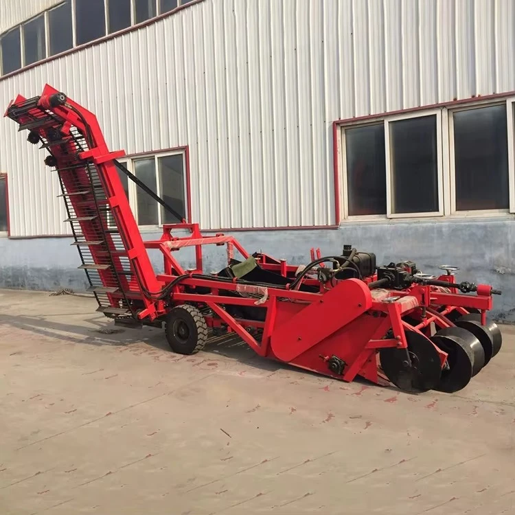 Automatic 25cm Adjustable Digging Depth Potato Combine Harvester Tractor Trailed  Carrot Potato Root Crop Farm Machine