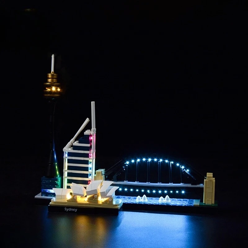 LED-Beleuchtungsset passend für LEGO Sydney Architecture 21032 (ohne Bausteine)