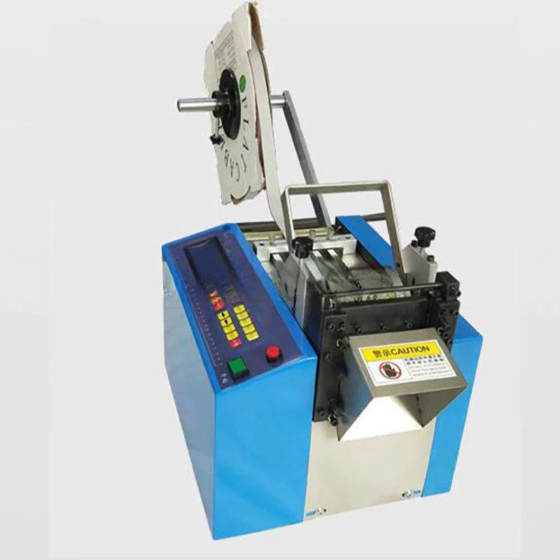 HZX-100 Automatic Heat shrink tube cutter,Rubber strip,Silicone pipe,PVC,PU,Glass fiber tube Wire rope cutting machine