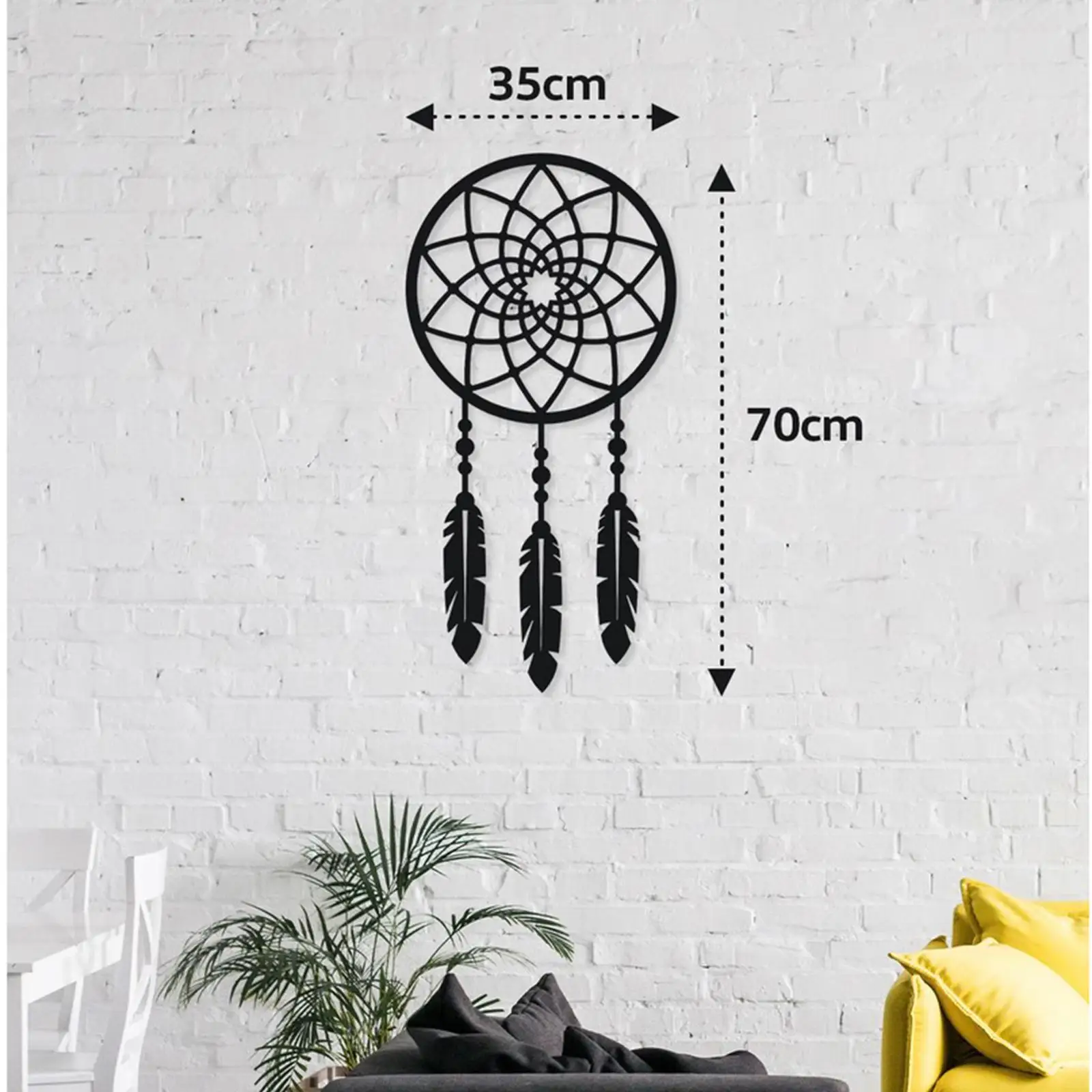 Dream Metal Wall ArtWall Decor, Living Room, Bedroom, Kitchen, Bathroom Interior Outdoor Decoration, Wall Hanging