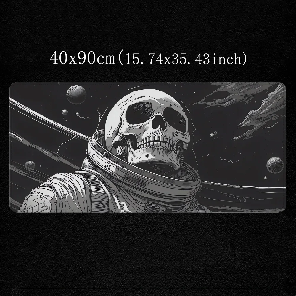 Large Mouse Pad SKELETON ASTRONAUT Mousepad 900x400 Gaming Keyboard Pc Gamer Desktops Desk Pad Accessories Office Computer Mat