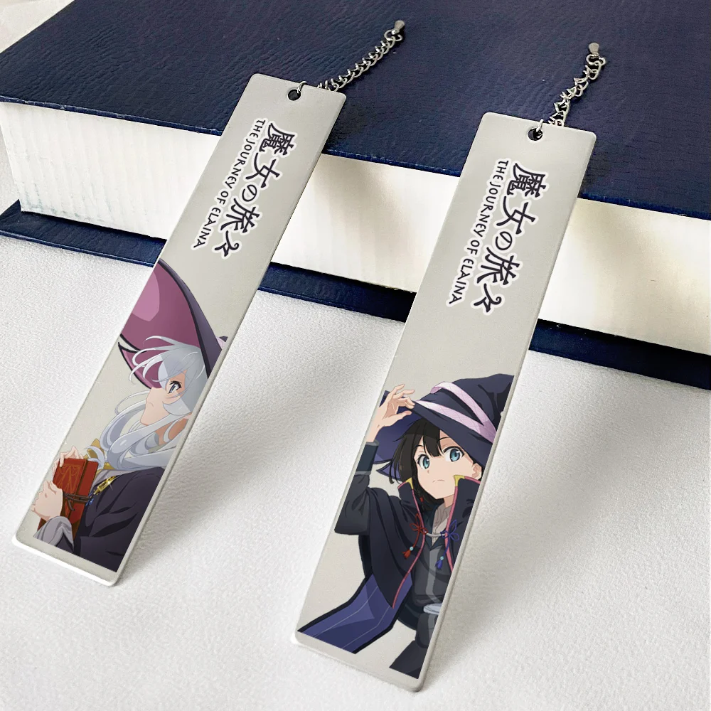 

Anime The Journey Of Elaina Stainless steel Bookmark Creative Bookmarks 2190 Stationery Accessories Figure