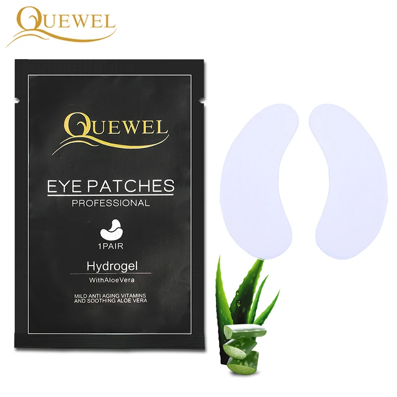 Quewel 50Pairs/Lots Eye Patches Eyelash Extension Under Eye Pads Hydrogel Patches For Extension Eye Pads For Eyelash Extension