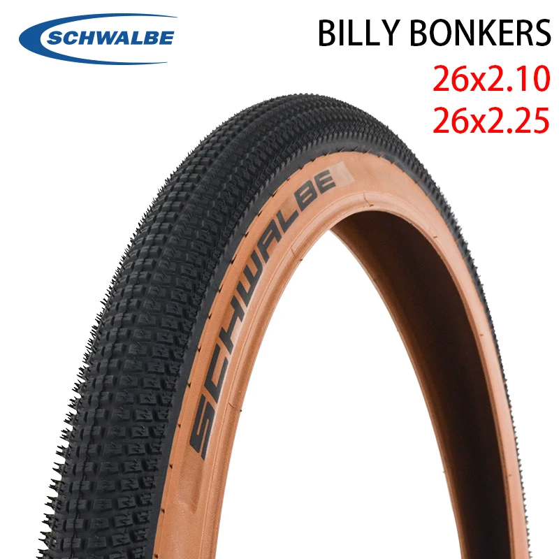 BILLY BONKERS Bicycle Tire 26x2.10 2.25 54-559 26inch Brown