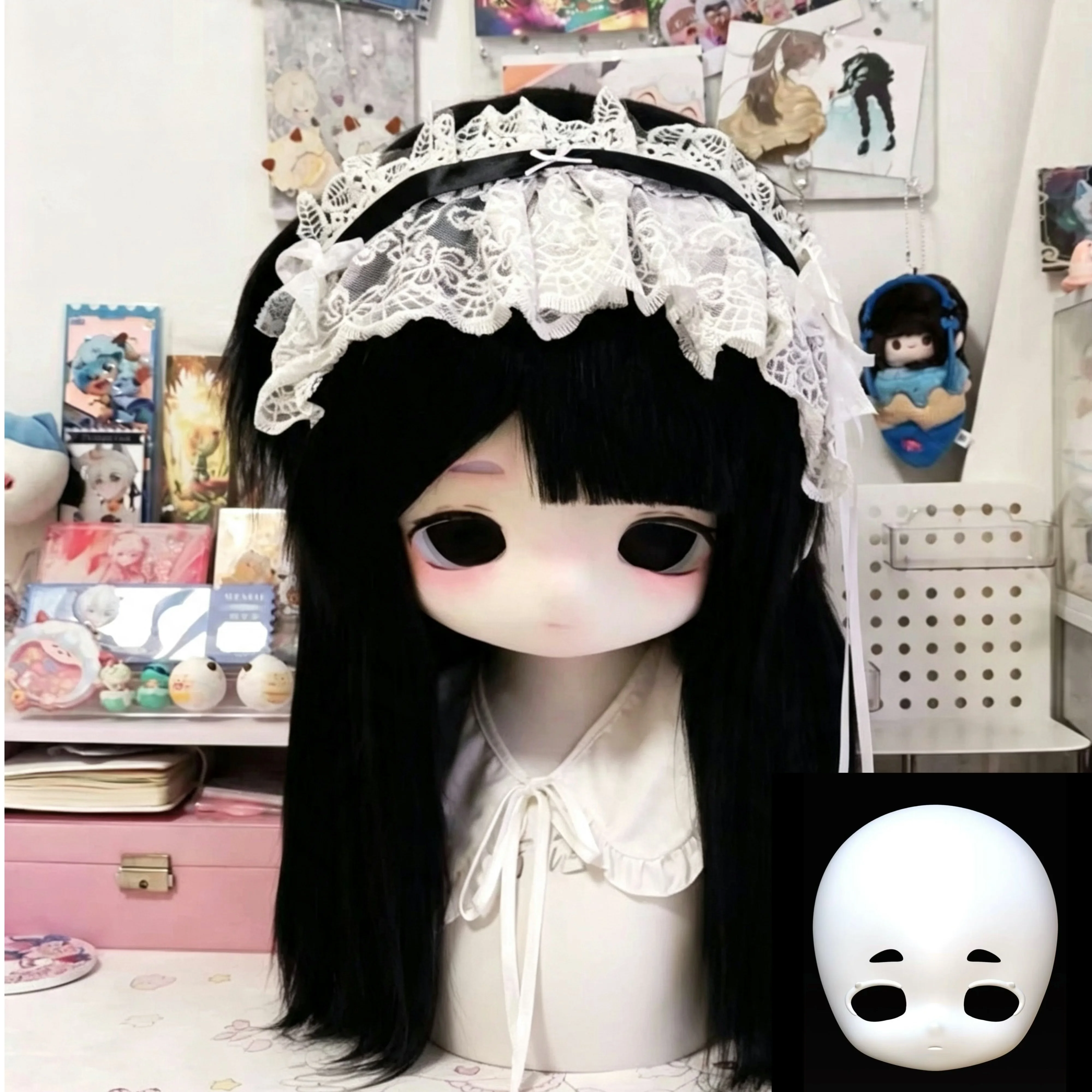 Original Human Kigurumi Headbase Accessories Costumes OC Mask Fursuit DIY Accessories Furry Head Shell Prop