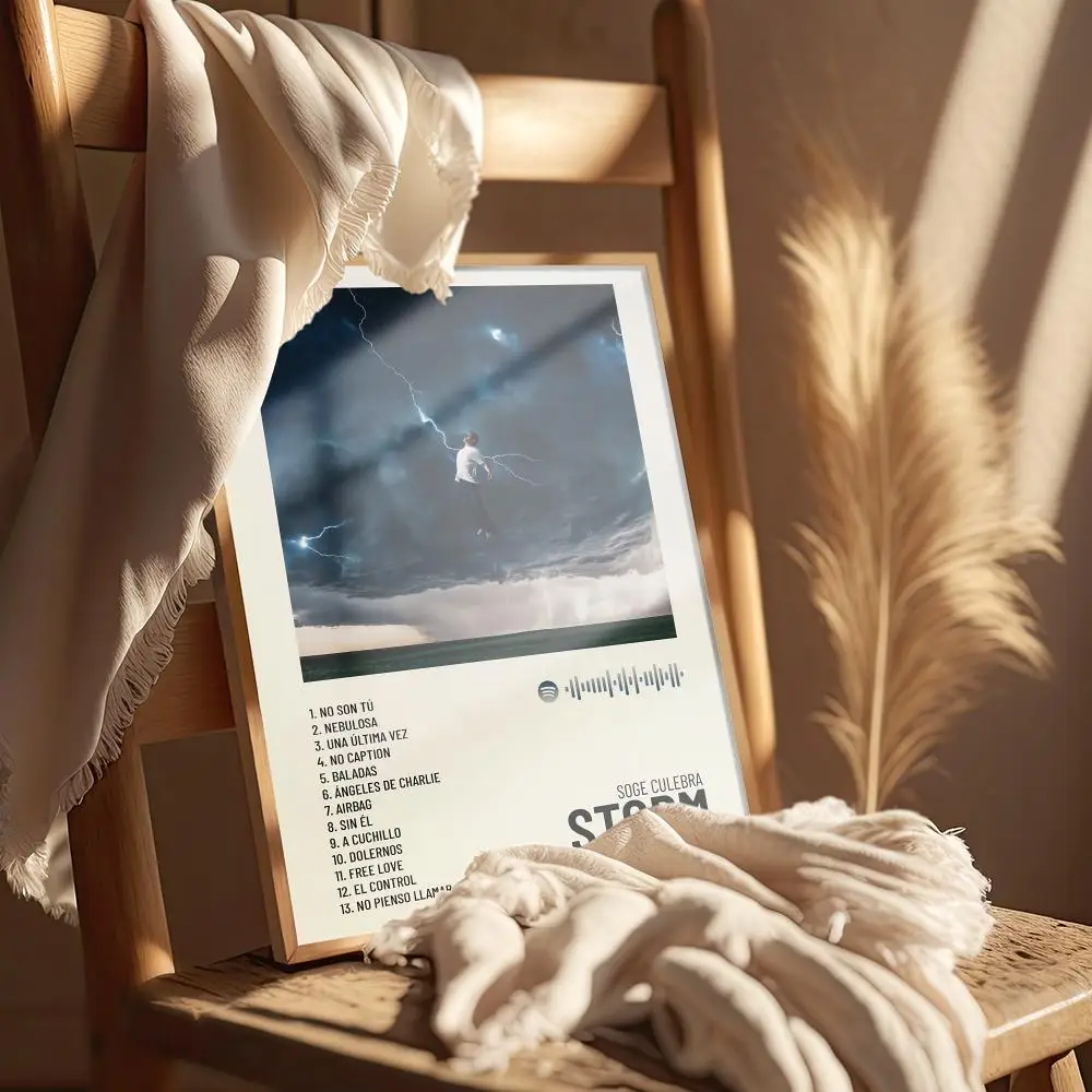 S-Soge C-Culebra ملصق غطاء فني أغاني موسيقى الراب جدار ورق مقاوم للماء ملصق لغرفة المعيشة ديكور المنزل #1