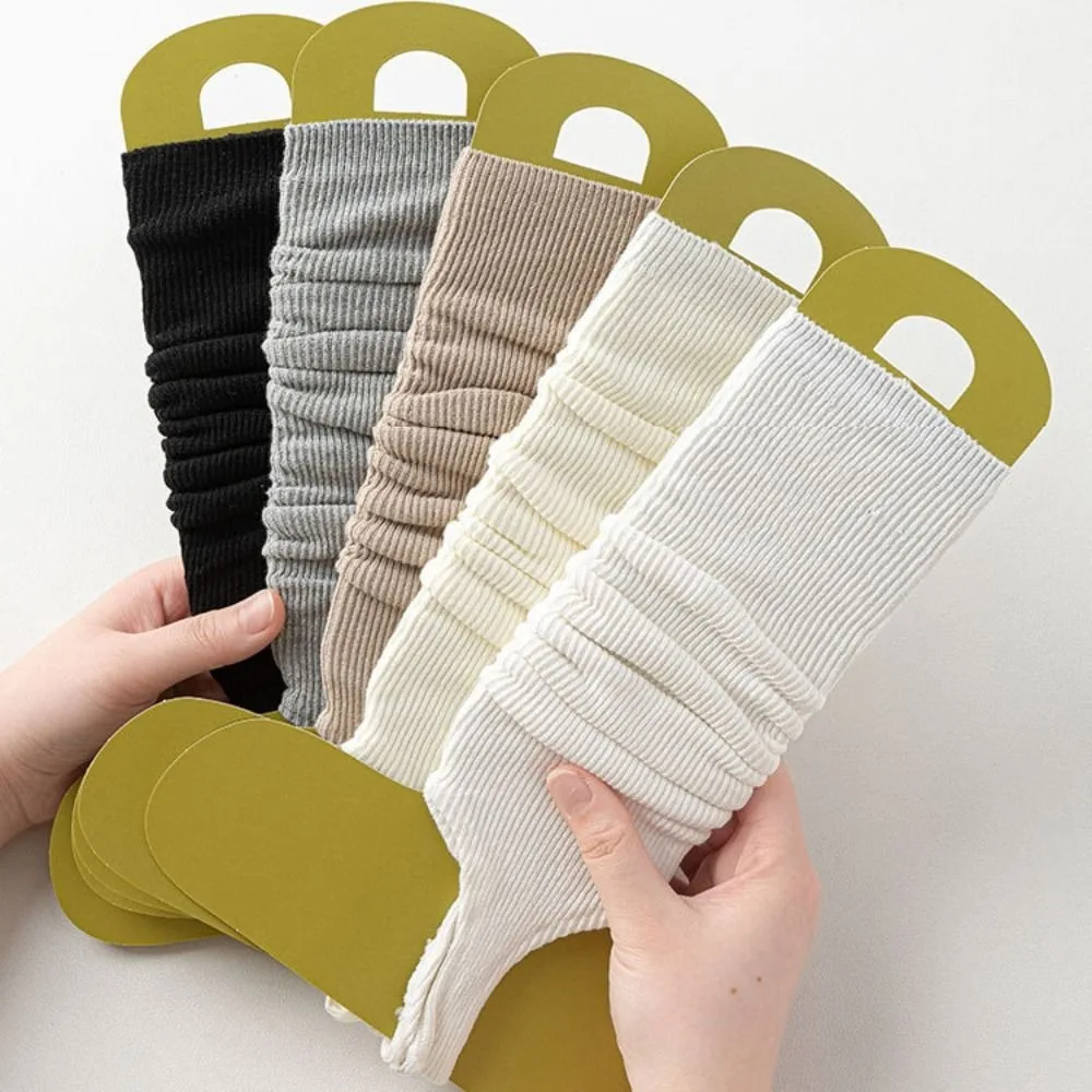 

Casual Loose Bubble Balletcore Socks Soft Breathable Cotton Leg Warmer Comfortable Elastic Calf Leg Sleeve Sun Block