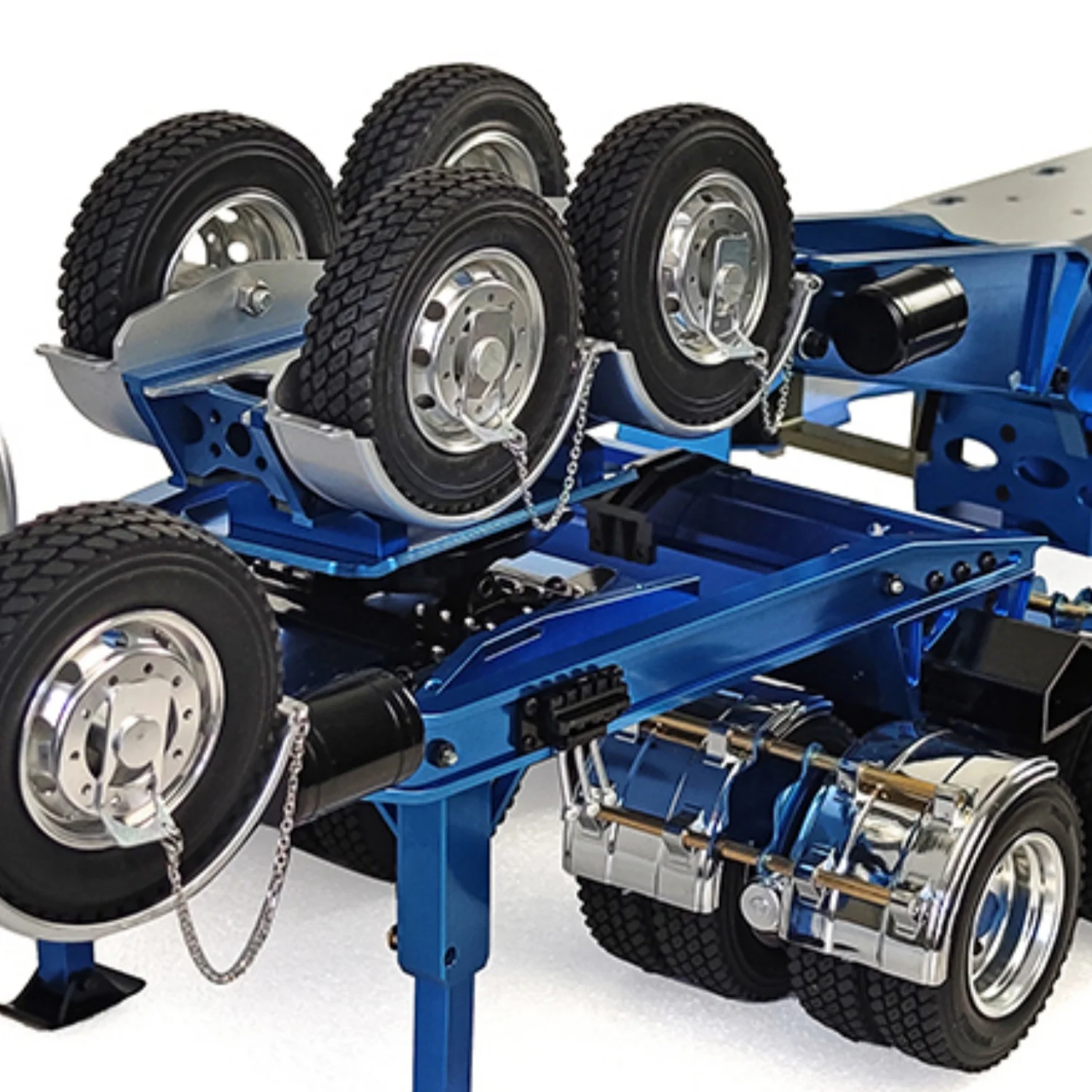 

На складе в США JDM-2 Metal Drake RC прицеп 1,5 м собранные окрашенные детали для игрушек 1/14 радиоуправляемый тягач DIY модель автомобиля