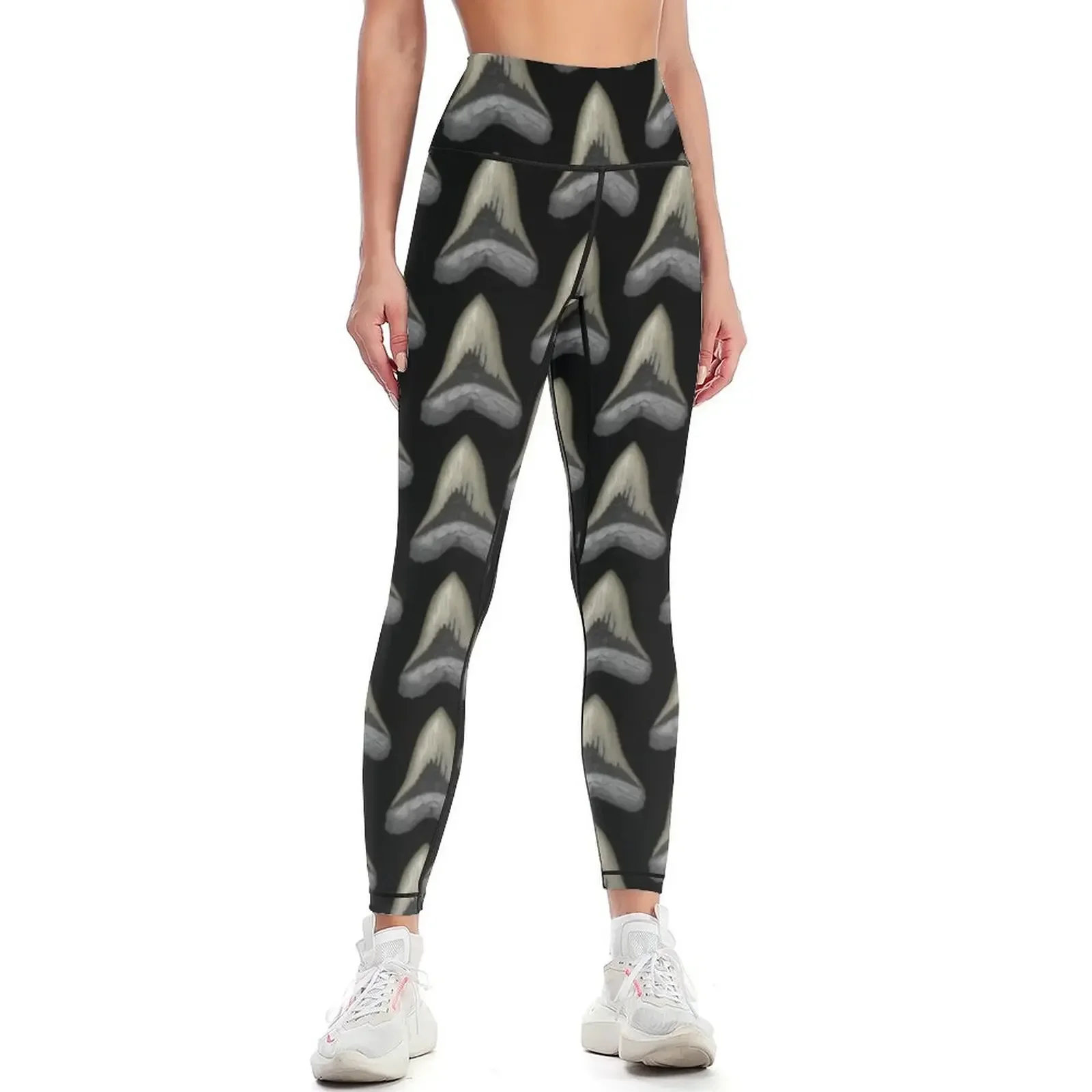 Megalodon Tooth \t \t Leggings harem pants Sportswear woman gym Women sportwear sportswear woman gym 2025 Womens Leggings
