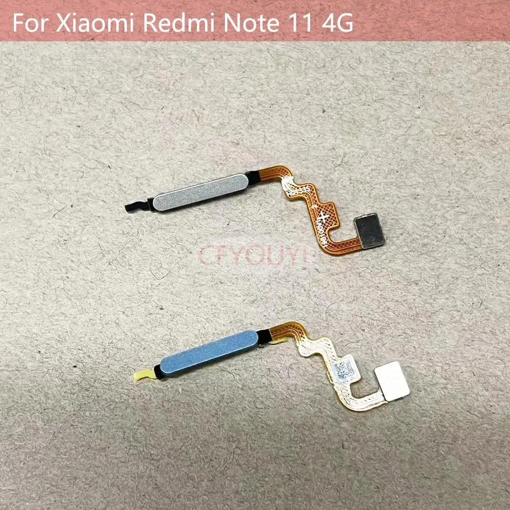 

For Xiaomi Redmi Note 11 4G Power Key Touch Sensor Scanner Fingerprint Sensor Button Flex Cable Repair Parts