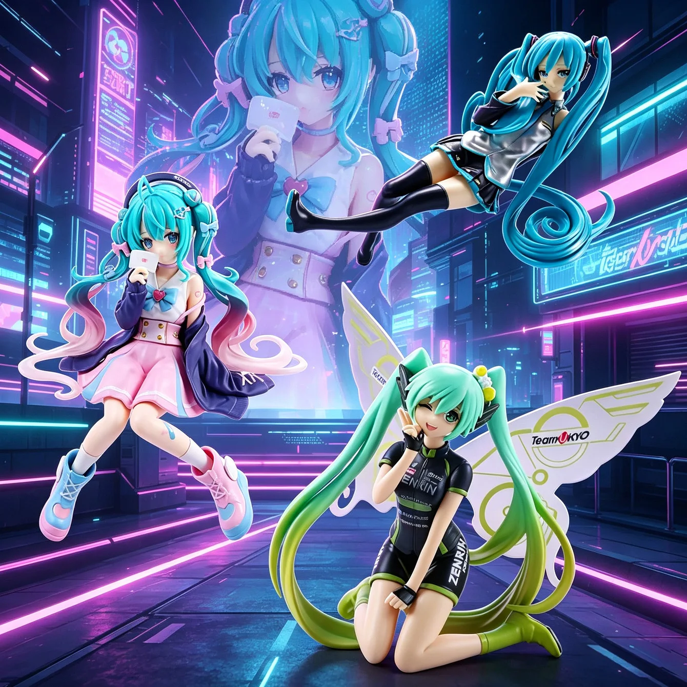 Hatsune Miku Anime Figure Mult - đánh giá và giá Model Kit Hatsune Miku