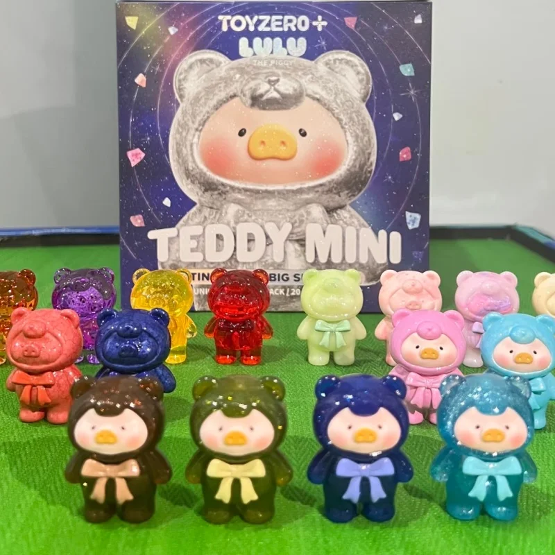 

Hot Lulu The Piggy Teddy Mini Series Blind Box Piggy Anime Doll Mystery Box Cute Anime Figure Desktop Decor Doll Trend Toys Gift