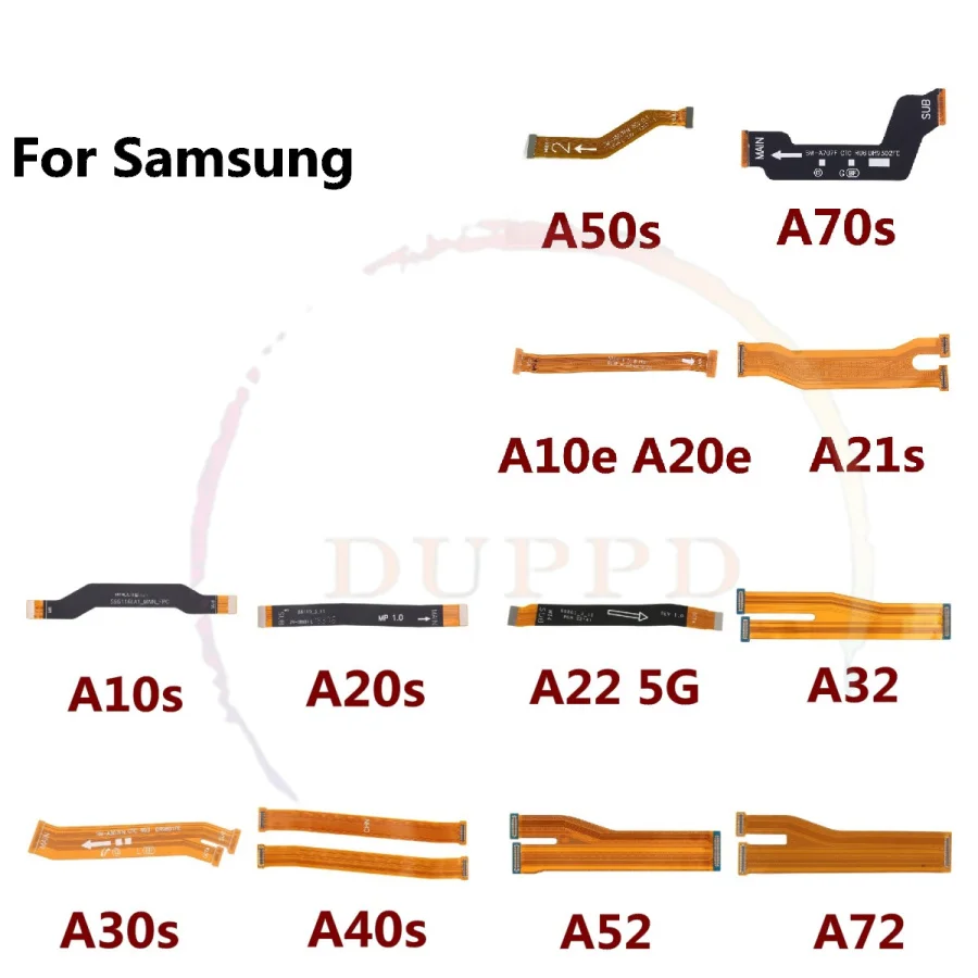 موصل اللوحة الرئيسية كابل مرن للوحة الأم لسيارات samung A10s A20s A30s A40sA50s A70s A21s A10e A20e A22 A32 A52 A72 4G 5G
