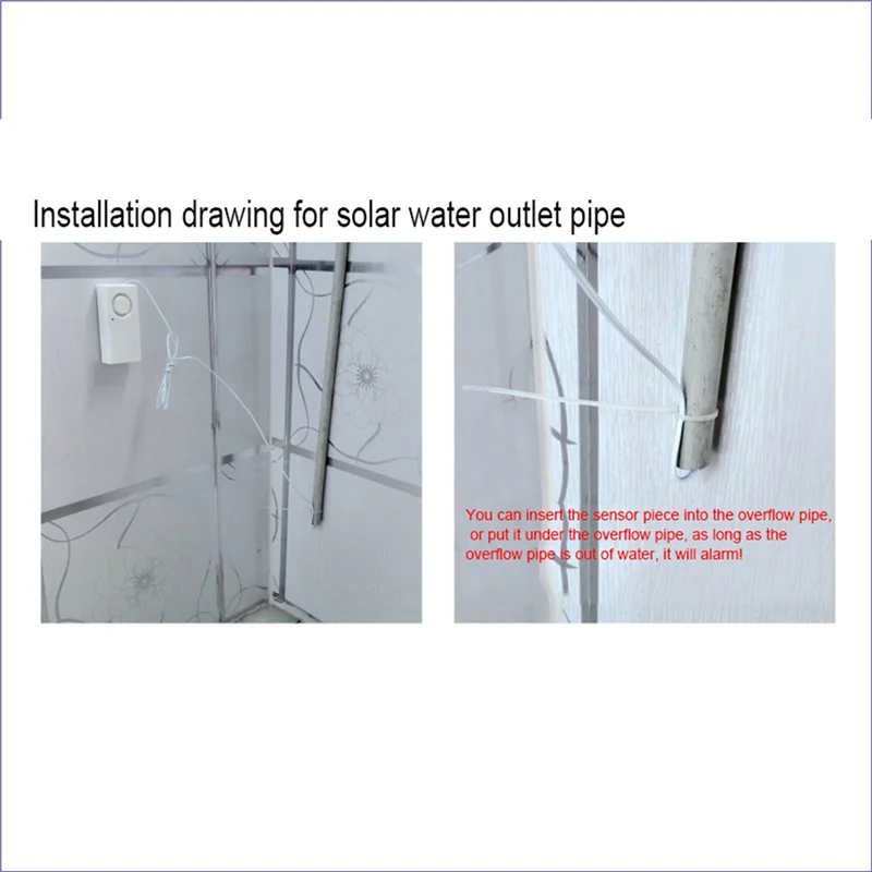 Y14A 6X Home Alarm Water Leakage Spot Alarm Detector Independent Water Leak Sensor Detection Flood Alert Overflow