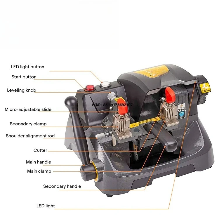 

Xhorse CONDOR XC-003 Key Cutting Machine Professional Mechanical Locksmith Tool Factory Direct Supply High Efficiency Equipment