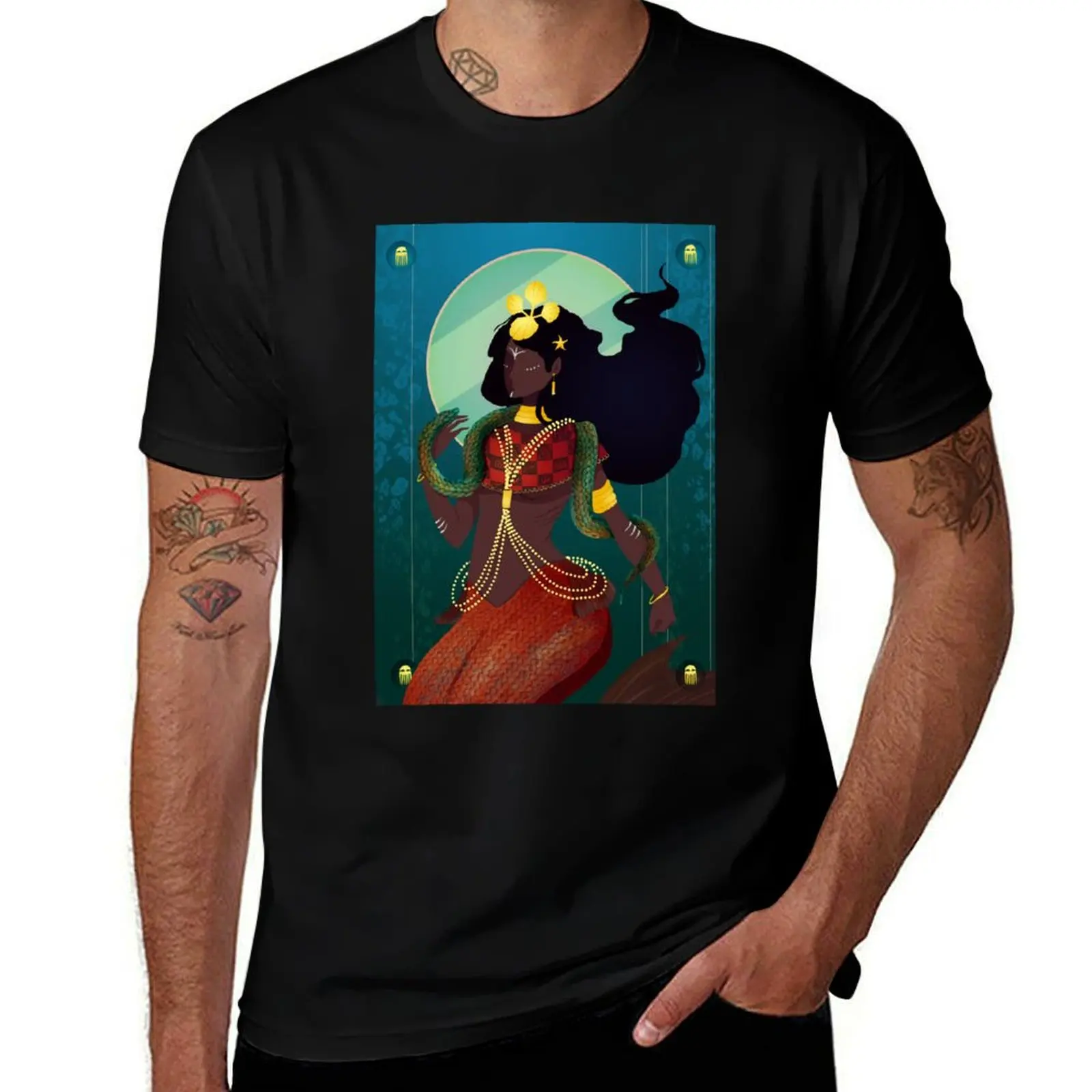 Mami Wata T-Shirt baggy shirts sweat graphic tee shirt funny t shirts men