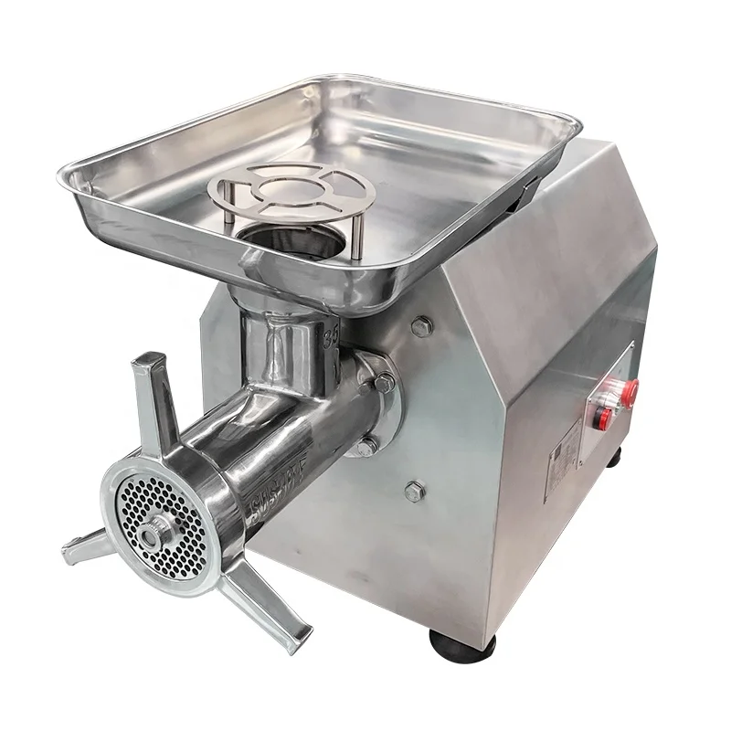 Picador de carne elétrico comercial de aço inoxidável
