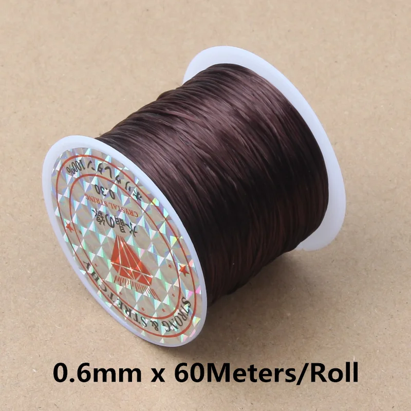 60M Strong Elastic Beading Cord for Jewellery Making