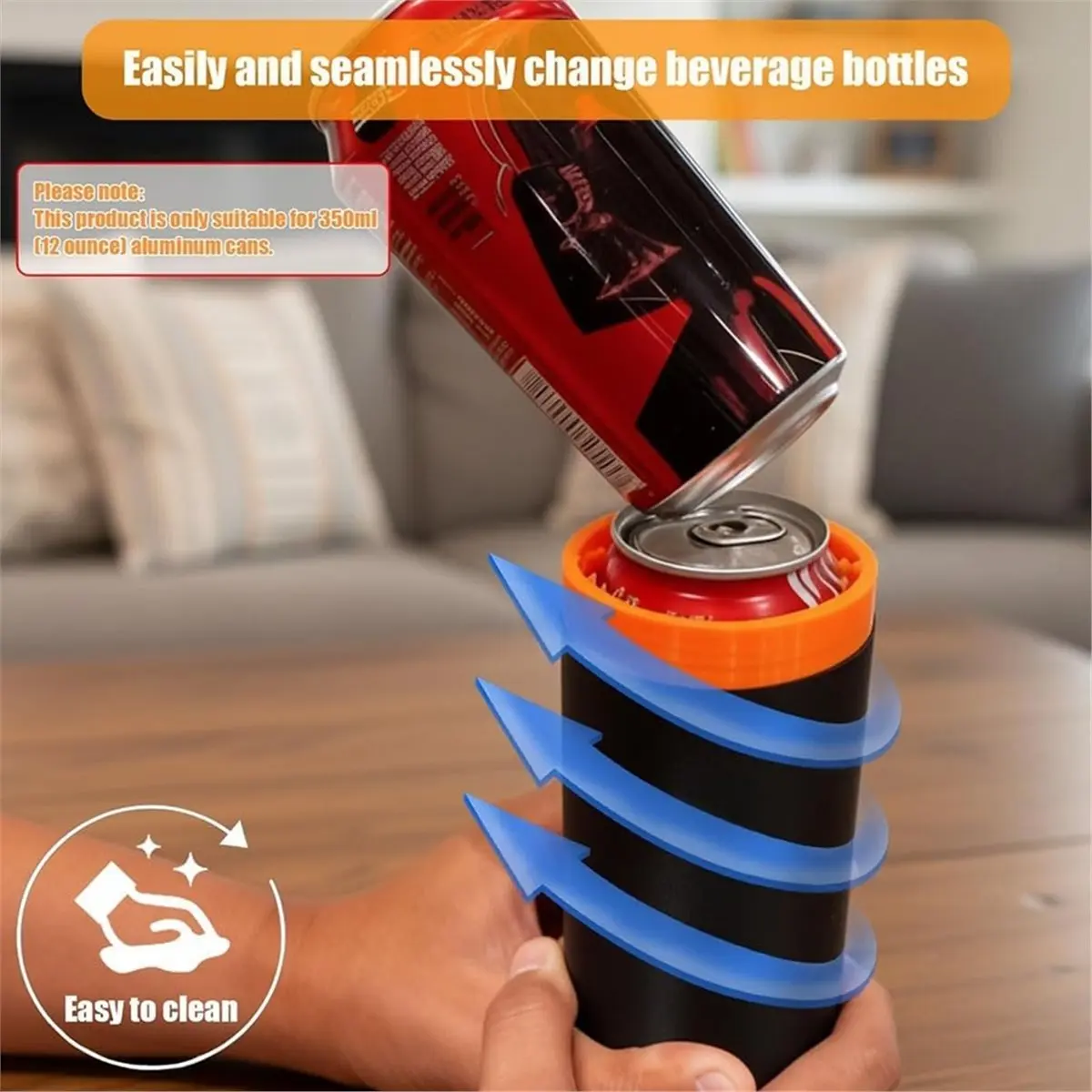 Double Reload Can Holder, Insulation Sleeve 12oz Dual Can Holder for Beer Soda Drinks, for Tailgates Parties Gifts(2MIX)