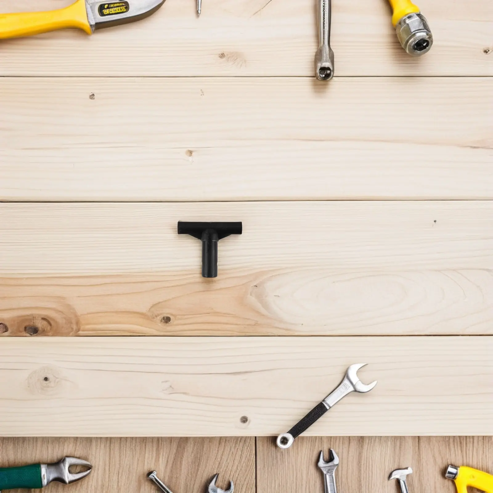 

5 шт. Т-образных соединителей для стойки батута - прочные пластиковые заглушки с улучшенным сцеплением, совместимые с трубами из стекловолокна.