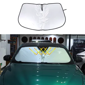 Alfa Romeo Tonale Car Windshield Sunshade Cover Auto Front Window Sun Visor UV Protection Curtain Accessories For 2022-2024 Alfa Romeo Tonale Car Windshield Sunshade Cover Auto Front Window Sunshade UV Protection Curtain Accessories